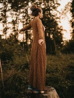 Gilet Long En Crochet "Boheme", Rouille 8 Gilet Long En Crochet "Boheme", Rouille -Magasin De Vêtements Pour Femmes gilet long en crochet boheme rouille p image 332872 grande