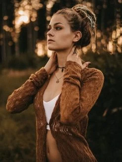 Gilet Long En Crochet "Boheme", Rouille 10 Gilet Long En Crochet "Boheme", Rouille -Magasin De Vêtements Pour Femmes gilet long en crochet boheme rouille p image 332873 grande