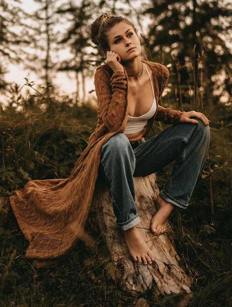 Gilet Long En Crochet "Boheme", Rouille 1 Gilet Long En Crochet "Boheme", Rouille