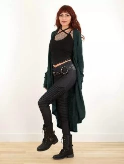 Gilet Long "Kalyäam", Bleu Pétrole Foncé 5 Gilet Long "Kalyäam", Bleu Pétrole Foncé -Magasin De Vêtements Pour Femmes gilet long kalyaam bleu petrole fonce p image 341365 grande