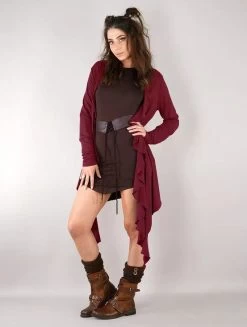 Gilet Long "Lupulia", Bordeaux
