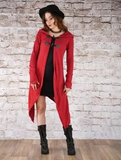 Gilet "Makshi", Rouge -Magasin De Vêtements Pour Femmes gilet makshi rouge p image 330330 grande