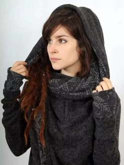 Gilet "Namkha Heimaey", Gris Foncé -Magasin De Vêtements Pour Femmes gilet namkha heimaey gris fonce p image 327050 grande