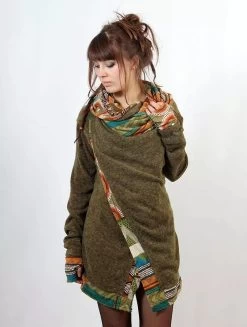 Gilet "Namkha Iguazu", Vert Kaki