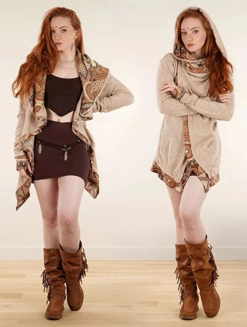 Gilet "Namkha Lengaï", Beige 4 Gilet "Namkha Lengaï", Beige – Image 4