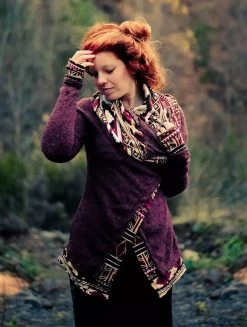 Gilet "Namkha Lima", Bordeaux -Magasin De Vêtements Pour Femmes gilet namkha lima bordeaux p image 329891 grande