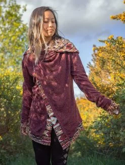 Gilet "Namkha Lima", Bordeaux -Magasin De Vêtements Pour Femmes gilet namkha lima bordeaux p image 341260 grande