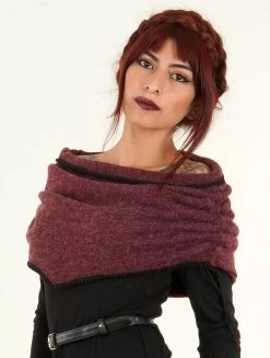 Gros Col Snood "Koöna", Bordeaux