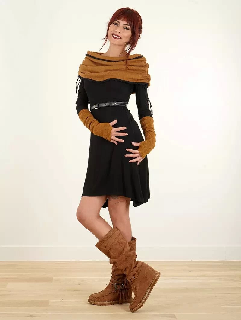 Gros Col Snood "Koöna", Rouille 2 Gros Col Snood "Koöna", Rouille – Image 2