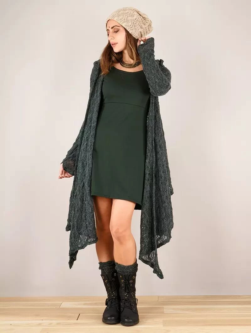 Guêtres Crochet "Naïlo", Bleu Pétrole 4 Guêtres Crochet "Naïlo", Bleu Pétrole – Image 4