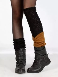 Guêtres Crochet "Naïlo", Noir