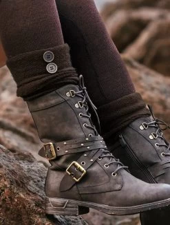 Magasin De Vêtements Pour Femmes 21 Guêtres "Delyäa", Marron