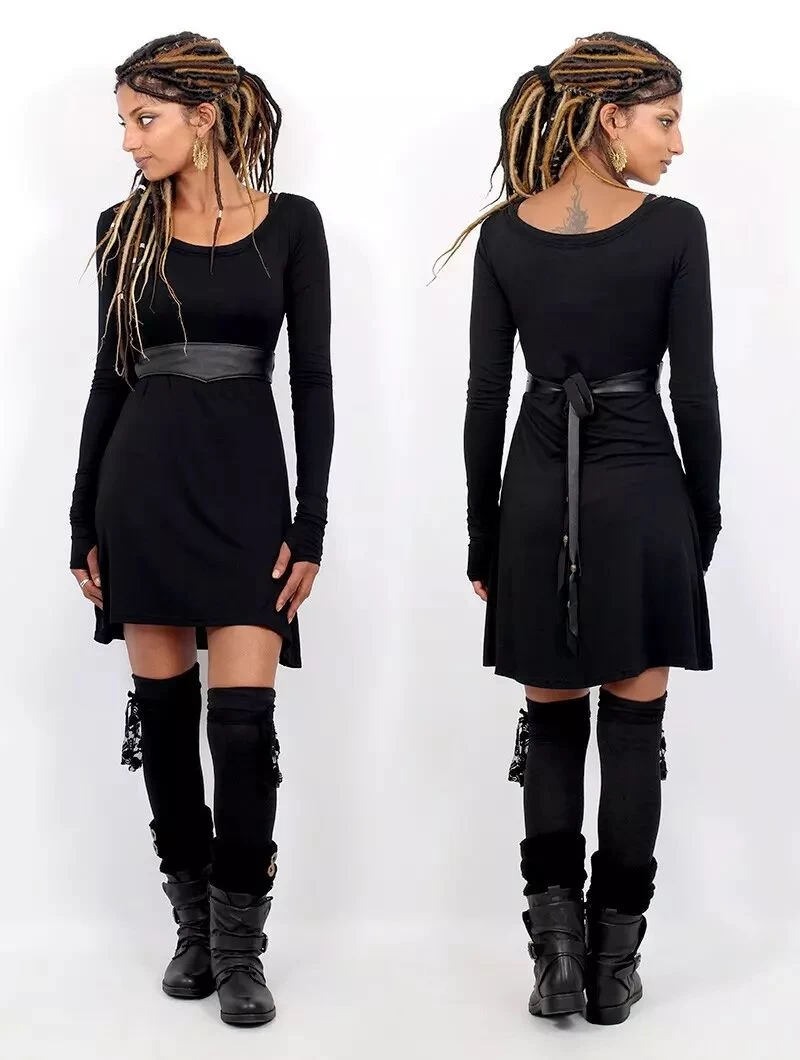 Guêtres Montantes "Jeïka", Noir Dentelle Noire 5 Guêtres Montantes "Jeïka", Noir Dentelle Noire – Image 5