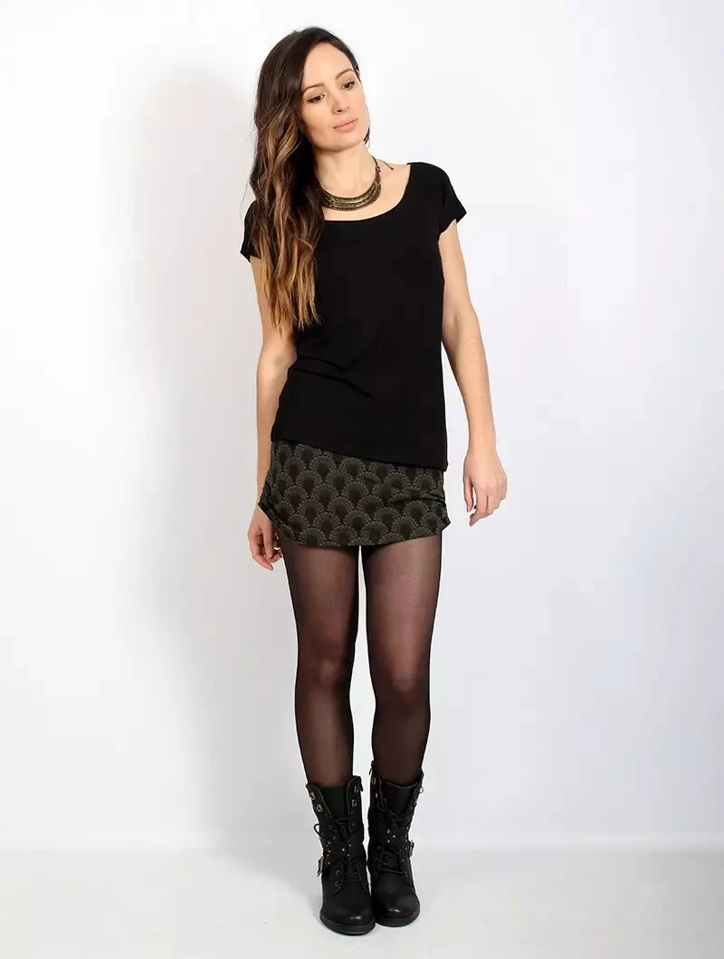 Jupe Imprimée "Kokoon Drop", Vert 3 Jupe Imprimée "Kokoon Drop", Vert – Image 3