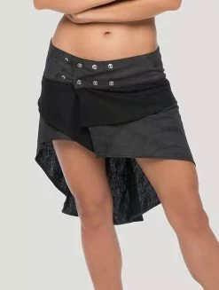 Jupe Porte-feuille "Chic", Noir