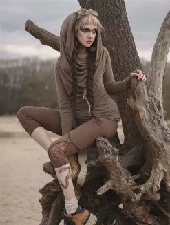 Legging "Keiji", Taupe