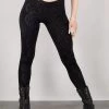 Legging Long Imprimé "Hatha Snake", Noir