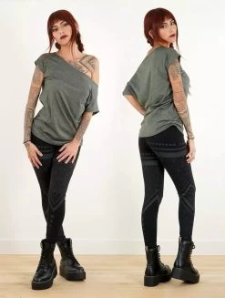 Legging Long Imprimé "Rinji Floral Circuit", Noir 10 Legging Long Imprimé "Rinji Floral Circuit", Noir -Magasin De Vêtements Pour Femmes legging long imprime rinji floral circuit noir p image 338520 grande