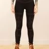 Legging Long Imprimé "Rinji Thiziri", Noir