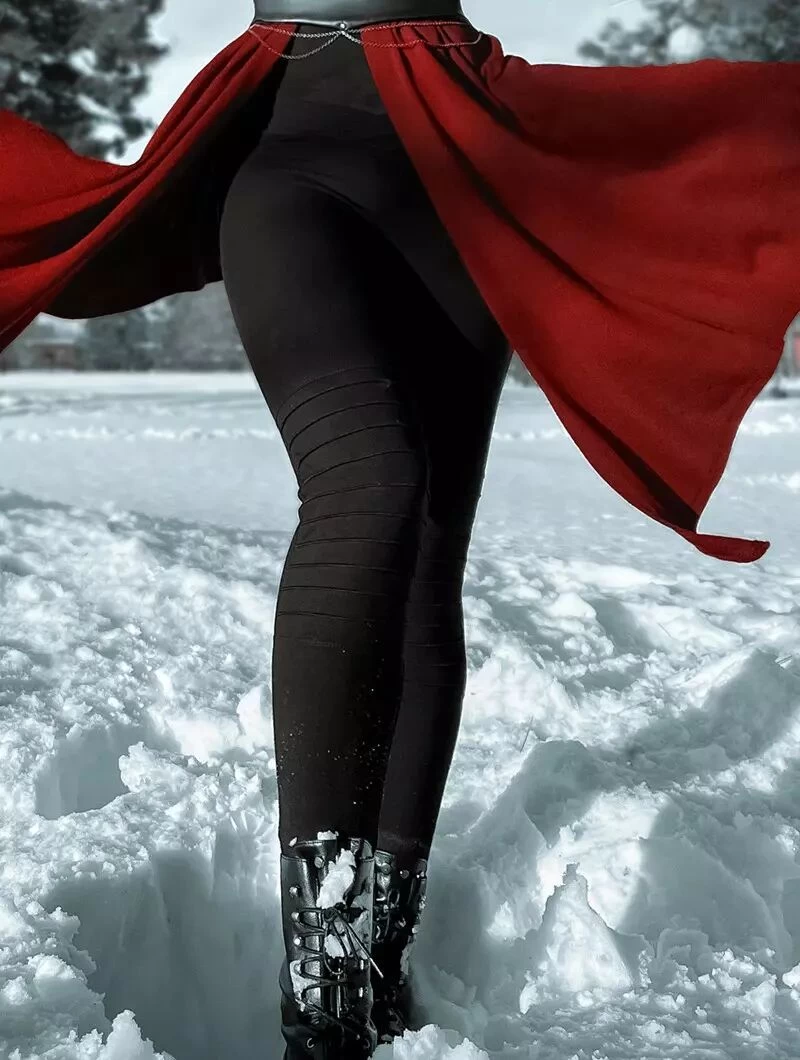 Legging Long "Lilith", Noir 3 Legging Long "Lilith", Noir – Image 3