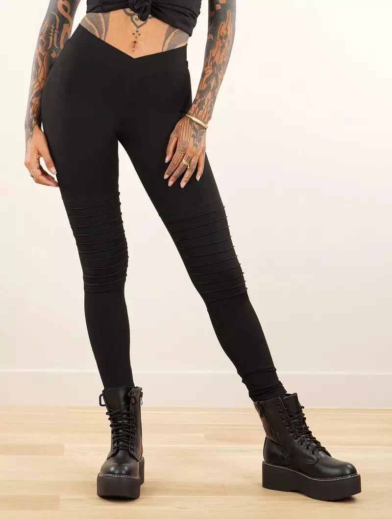 Legging Long "Lilith", Noir 1 Legging Long "Lilith", Noir