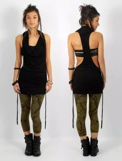 Legging ¾ Imprimé "Rinji Africa", Vert Kaki -Magasin De Vêtements Pour Femmes legging z imprime rinji africa vert kaki p image 345423 grande