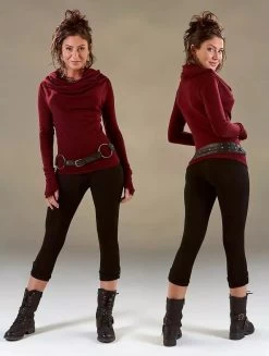 Legging Court "Sha-Zu", Noir 9 Legging Court "Sha-Zu", Noir -Magasin De Vêtements Pour Femmes leggings 3 4 sha zu noir p image 332528 grande