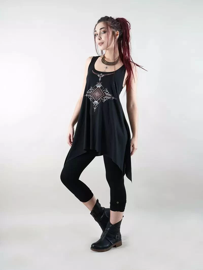 Legging Court "Sha-Zu", Noir 3 Legging Court "Sha-Zu", Noir – Image 3