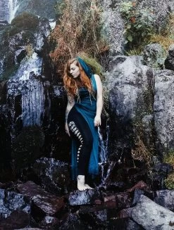 Legging Long Ajouré "Shinta", Noir -Magasin De Vêtements Pour Femmes leggings long shinta noir p image 322146 grande