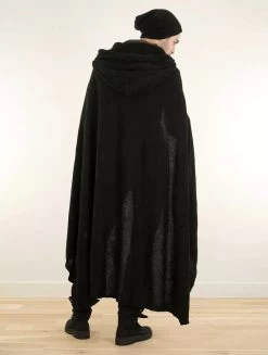 Longue Cape à Capuche "Danäa", Noir 10 Longue Cape à Capuche "Danäa", Noir -Magasin De Vêtements Pour Femmes longue cape a capuche danaa noir p image 338830 grande