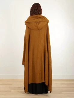 Longue Cape à Capuche "Danäa", Rouille -Magasin De Vêtements Pour Femmes longue cape a capuche danaa rouille p image 338575 grande