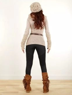 Longues Mitaines En Crochet "Yüm", Beige -Magasin De Vêtements Pour Femmes longues mitaines en crochet yum beige p image 338446 grande