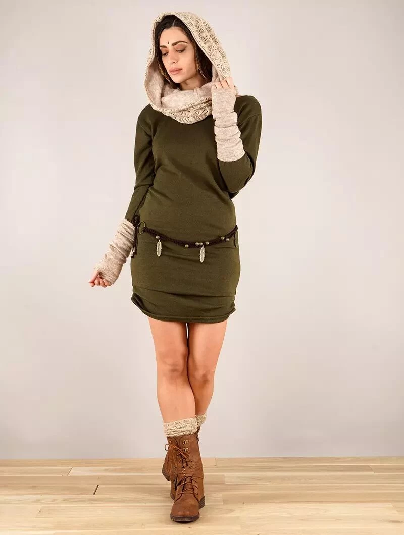 Longues Mitaines "Yüm", Beige 5 Longues Mitaines "Yüm", Beige – Image 5