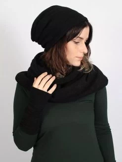 Longues Mitaines "Yüm", Noir -Magasin De Vêtements Pour Femmes mitaines yum noir p image 325533 grande