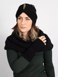 Longues Mitaines "Yüm", Noir -Magasin De Vêtements Pour Femmes mitaines yum noir p image 325534 grande