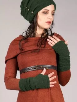 Longues Mitaines "Yüm", Vert Forêt -Magasin De Vêtements Pour Femmes mitaines yum vert foret p image 329016 grande