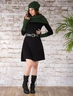 Longues Mitaines "Yüm", Vert Forêt -Magasin De Vêtements Pour Femmes mitaines yum vert foret p image 330505 grande