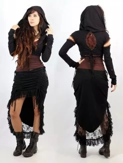 Top Boléro Cache Coeur Convertible "Ottawa", Noir -Magasin De Vêtements Pour Femmes p image 236093 grande