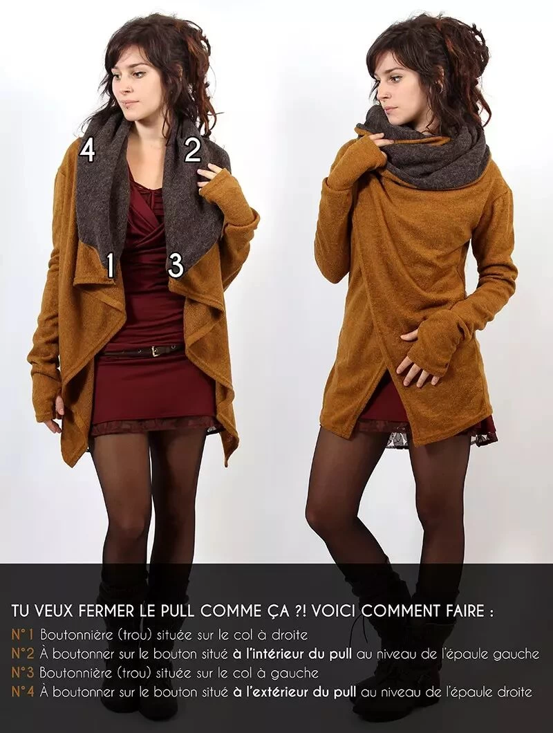 Gilet "Namkha Lengaï", Beige 8 Gilet "Namkha Lengaï", Beige – Image 8