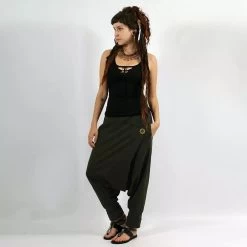 Sarouel Unisexe "Banilo", Vert Kaki -Magasin De Vêtements Pour Femmes p image 282390 grande