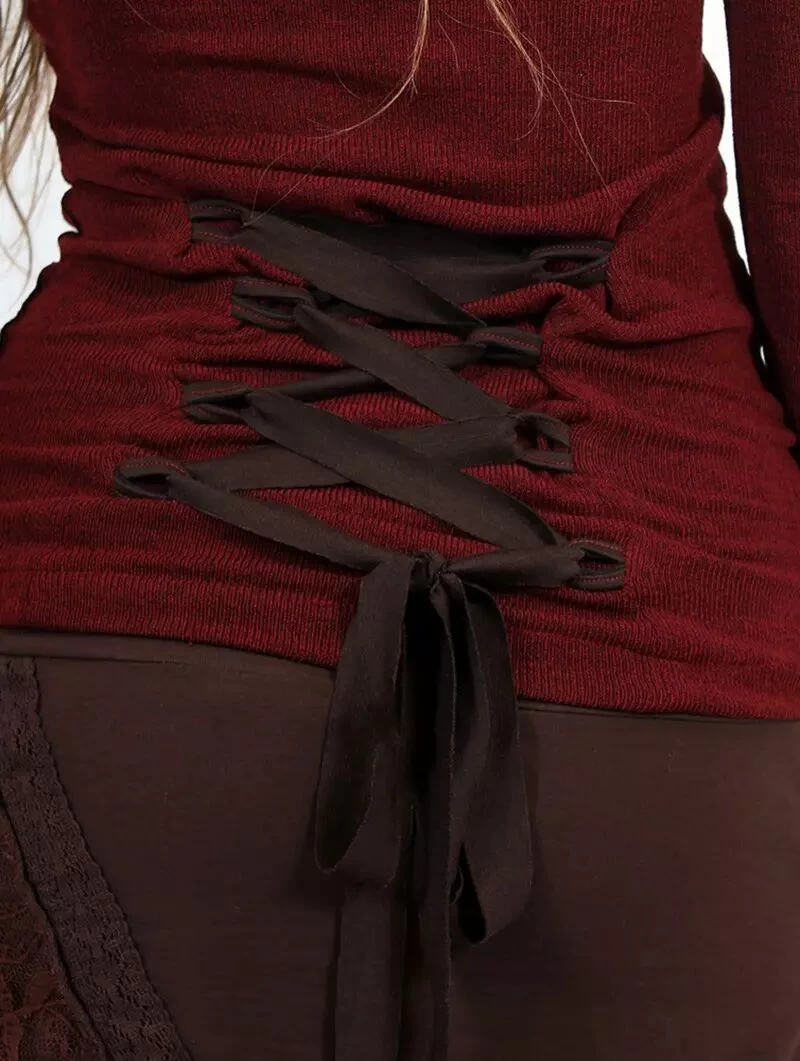 Pull "Eo-Lüne", Noir Et Marron 7 Pull "Eo-Lüne", Noir Et Marron – Image 7