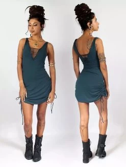 Robe "Alchemy", Bleu Pétrole -Magasin De Vêtements Pour Femmes p image 302026 grande