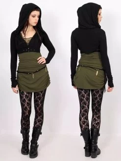 Brassière à Capuche "Yüzü", Noir -Magasin De Vêtements Pour Femmes p image 306220 grande