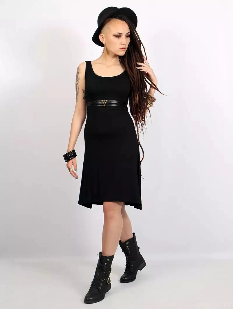 Robe Sans Manches "Ysïaak", Noir 3 Robe Sans Manches "Ysïaak", Noir – Image 3