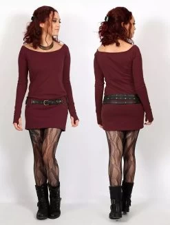 Robe "Saädiya", Bordeaux -Magasin De Vêtements Pour Femmes p image 316379 grande