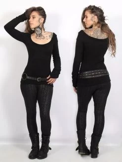 Pull "Ysïs", Noir 9 Pull "Ysïs", Noir -Magasin De Vêtements Pour Femmes p image 316805 grande