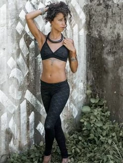 Legging Long Imprimé "Hatha Longma", Noir 8 Legging Long Imprimé "Hatha Longma", Noir -Magasin De Vêtements Pour Femmes p image 318432 grande