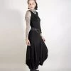 Robe Longue Sans Manches "Ezra", Noir