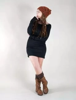 Bonnet à Perle "Aslany", Terre De Sienne -Magasin De Vêtements Pour Femmes p image 325545 grande