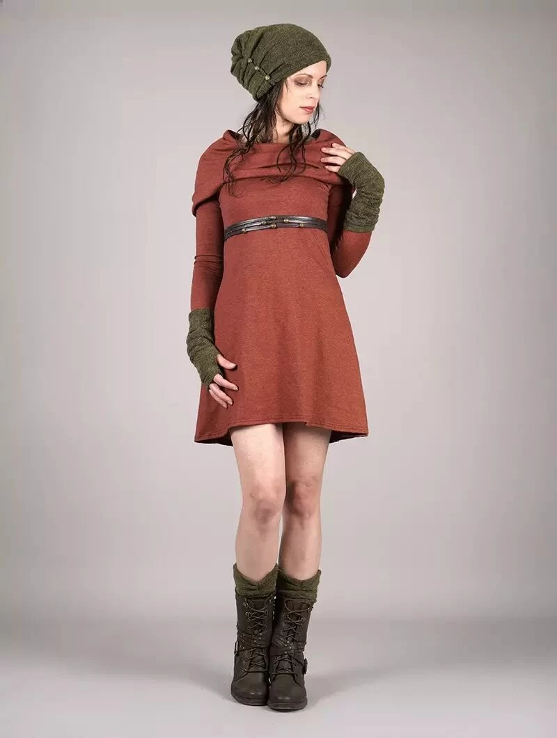 Robe "Chryzz", Terre De Sienne 3 Robe "Chryzz", Terre De Sienne – Image 3